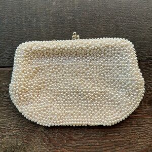 Stunning Hand Beaded Vintage Clutch - Made in Japan